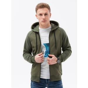 Férfi zip-up pulóver JADIEL khaki színű kép