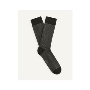 Vicaire csíkos zokni Supima® pamutból Grey ON kép