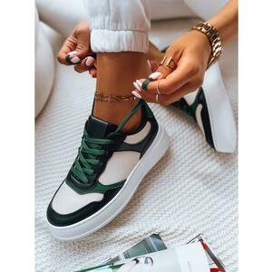 Női tornacipő MEILA fekete és zöld kép