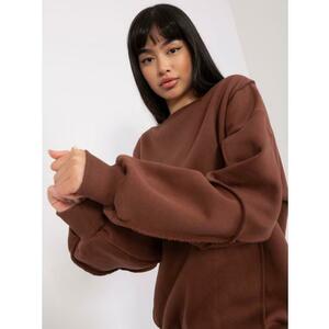 Női kapucnis pulóver PROSA barna kép