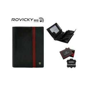 Férfi bőrtárca N62-RVTP-3050 fekete és piros N62-RVTP-3050 fekete és piros kép