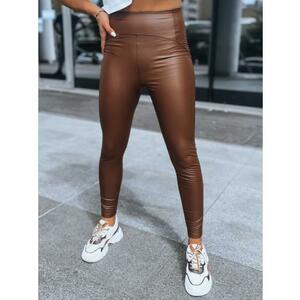 Női viaszolt leggings WAXED CHIC csokoládé kép
