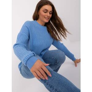 Női mintás pulóver ABERDEEN kék kép