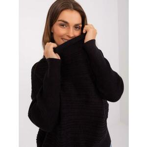 Női gyapjú pulóver MIRAN fekete kép