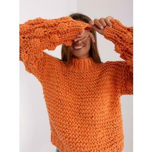 Női oversize pulóver HILARY narancssárga kép