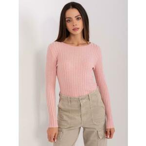 Női szabott pulóver VESA világos rózsaszín kép