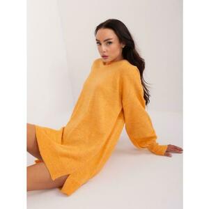 Női oversize pulóver VIKA világos narancssárga kép