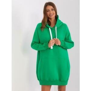 Női kapucnis pulóver STROUK zöld kép