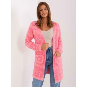 Női pulóver zsebekkel ENDLA rózsaszín kép