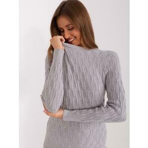 Női kockás pulóver REAT szürke kép