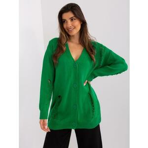Női pulóver GIDA zöld kép
