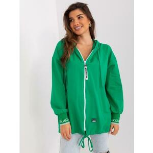 Női kapucnis pulóver DANIELA zöld kép