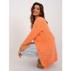 Női pulóver zsebekkel NICA narancssárga kép