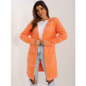Női mintás pulóver BARBA narancssárga kép