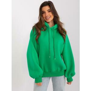 Női alap túlméretezett pulóver MAYNA zöld kép