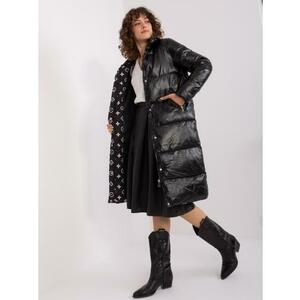 Női téli steppelt pehelypaplan kabát TIW fekete kép