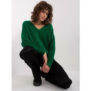 Női pulóver EMA sötétzöld kép
