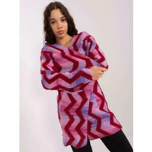 Női mintás pulóver SVET rózsaszín kép