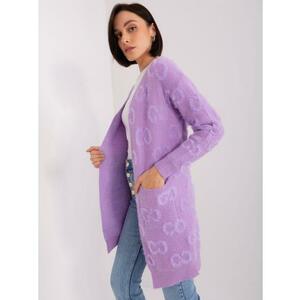 Női pulóver zsebekkel ALEBRA lila kép