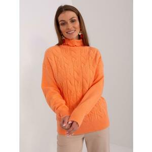Női hosszú ujjú pulóver ARLETA világos narancssárga kép