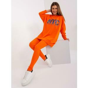 Női szett leggings BARICA narancssárga színben kép