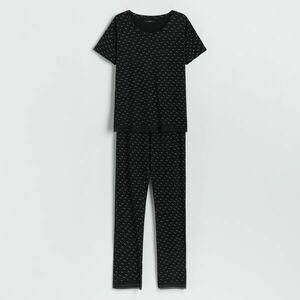 Reserved - Kétrészes pizsamaszett - Fekete kép