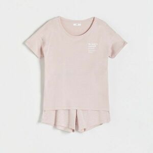 Reserved - Kétrészes, mintás pizsamaszett - Rózsaszín kép