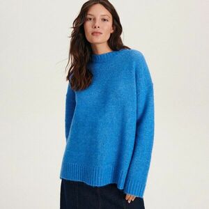 Reserved - Gyapjúkeverék pulóver - Kék kép
