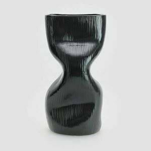 Reserved - Organikus formájú váza - Fekete kép