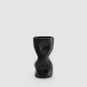 Reserved - Organikus formájú váza - Fekete kép