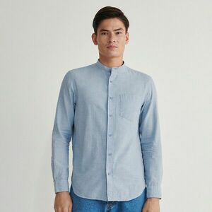 Reserved - Regular fit póló álló gallérral - Kék kép