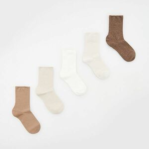 Reserved - 5 pár zokni - Krém kép