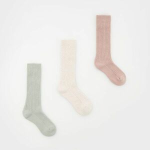 Reserved - 3 pár zokni - Krém kép