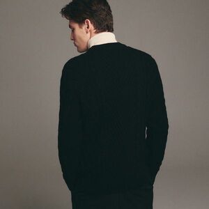 Reserved - Gyapjúkeverék pulóver - Fekete kép