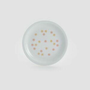 Reserved - Virágos porcelántál - Többszínű kép