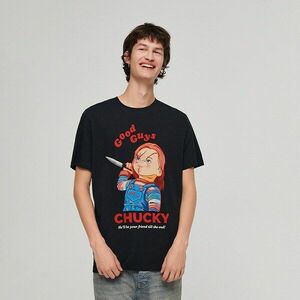 House - Póló mintával Chucky - Fekete kép