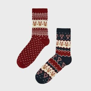 House - 2 pár karácsonyi zokni - Többszínű kép