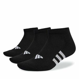Unisex bokazokni adidas Performance Cushioned Low Socks 3 Pairs IC9518 black/black/black kép