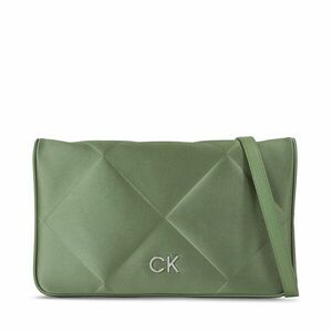 Táska Calvin Klein Re-Lock Quilt Shoulder Bag-Satin K60K611300 Sea Spray LKG kép