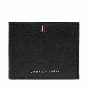 Nagyméretű férfi pénztárca Tommy Hilfiger Th Central Mini Cc Wallet AM0AM11854 Black BDS kép