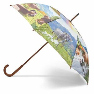 Esernyő Happy Rain Long Manuell 74140 Holzstock Alpenkuh kép