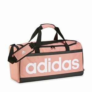 Táska adidas Essentials Linear Duffel Bag Medium IL5764 wonder clay/white kép