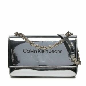 Táska Calvin Klein Jeans Sculpted Ew Flap Conv25 Mono S K60K611856 Silver 0IM kép