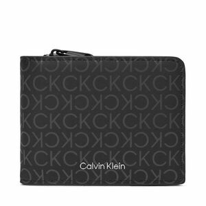 Nagyméretű férfi pénztárca Calvin Klein Rubberized Bifold Half Z/A K50K511376 Uv Mono Black 0GL kép