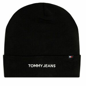 Sapka Tommy Jeans Linear Logo AM0AM12025 Black BDS kép