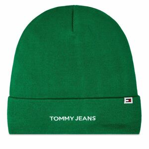 Sapka Tommy Jeans Tjw Linear Logo Beanie AW0AW15843 Olympic Green L4B kép