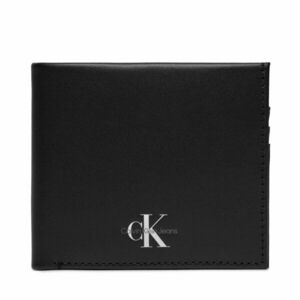 Nagyméretű férfi pénztárca Calvin Klein Jeans Monogram Soft Bifold W/Coin K50K511456 Black BEH kép