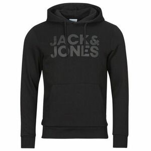 Jack & Jones fekete férfi pulóver - L kép