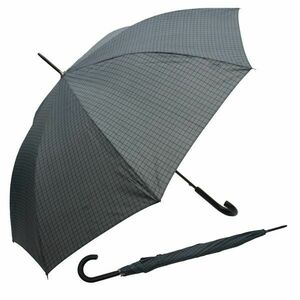 Szürke mintás félautomata férfi esernyő Doppler Hit Long AC Automatic kép