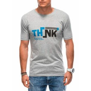 LegyFerfi Trendi szürke póló Think S1898 kép